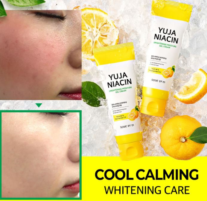 Some by mi, Yuja niacin brightening moisturizing gel cream سوم باي مي، مرطب جل يوجا نياسين للنضارة و التفتيح 